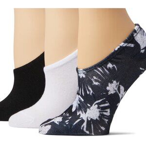 Converse 3-Pair Pack Made for Chucks - Tossed Flowers Black NWT